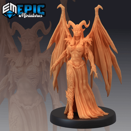 Devil Creature Miniature | A - Tabletop RPG & D&D miniature. Perfect for wargaming & collectors