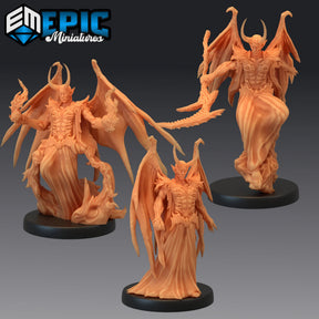 Devil Duke Miniature | Set of 3 - Tabletop RPG & D&D miniature. Perfect for wargaming & collectors