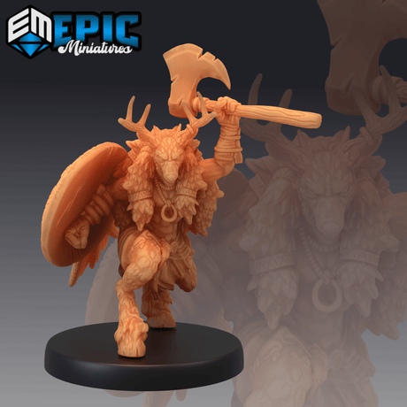Devil Folk Miniature | B - Tabletop RPG & D&D miniature. Perfect for wargaming & collectors