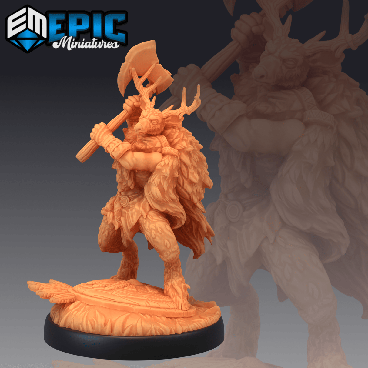 Devil Folk Miniature | C - Tabletop RPG & D&D miniature. Perfect for wargaming & collectors