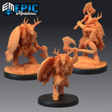 Devil Folk Miniature | Set of 3 - Tabletop RPG & D&D miniature. Perfect for wargaming & collectors
