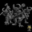 Devil Heavies with Great Hammers Miniature | Set of 3 - Tabletop RPG & D&D miniature. Perfect for wargaming & collectors