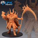 Devil Warlord Miniature | B - Tabletop RPG & D&D miniature. Perfect for wargaming & collectors