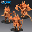 Devil Warlord Miniature | Set of 3 - Tabletop RPG & D&D miniature. Perfect for wargaming & collectors