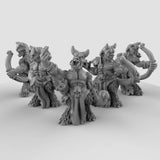 Devils Group Miniature | Set of 5 - Tabletop RPG & D&D miniature. Perfect for wargaming & collectors