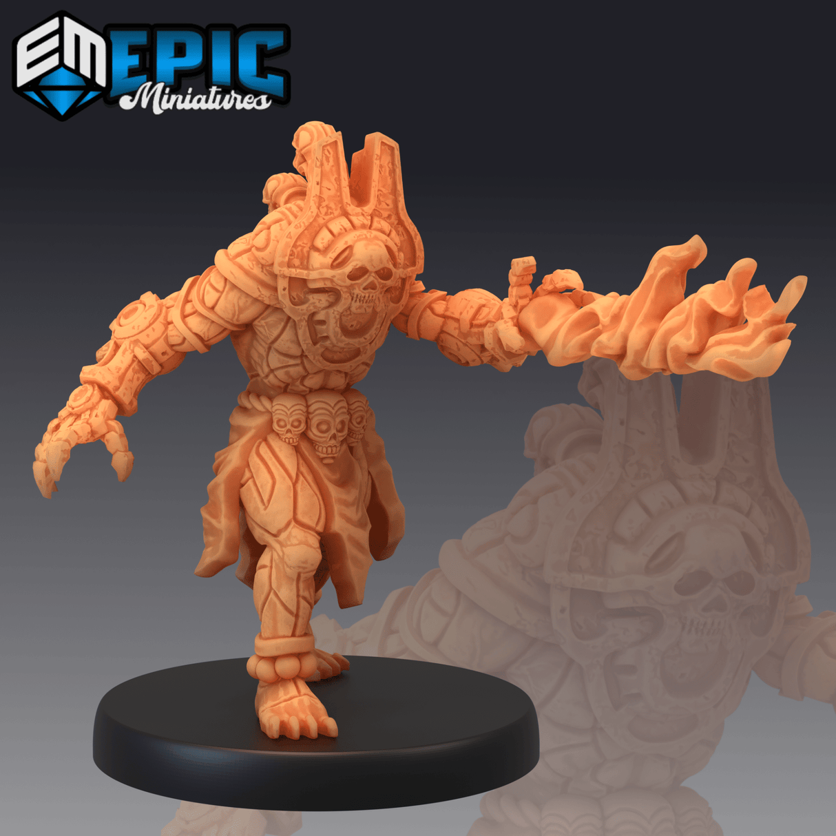 Devoted Decapitator Miniature | B - Tabletop RPG & D&D miniature. Perfect for wargaming & collectors