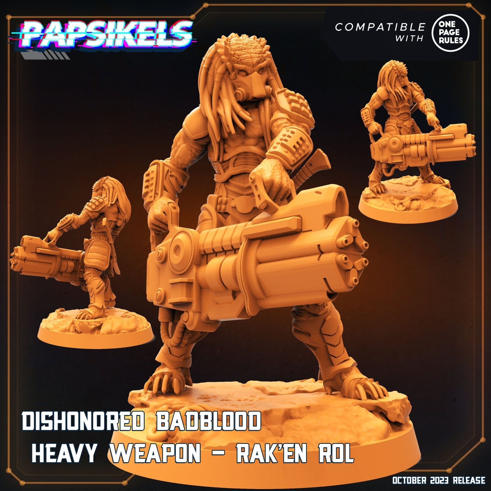 Dishonored Badblood Miniature - Rakenrol - 32mm