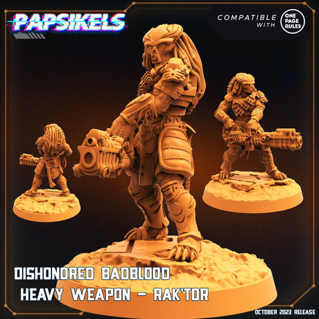 Dishonored Badblood Miniature | Raktor - Tabletop RPG & D&D miniature. Perfect for wargaming & collectors