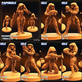 Dishonored Vixen Prosecutor Miniature | Full Set All Models - Tabletop RPG & D&D miniature. Perfect for wargaming & collectors