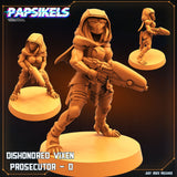 Dishonored Vixen Prosecutor Miniature | Prosecuter D - Tabletop RPG & D&D miniature. Perfect for wargaming & collectors