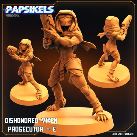 Dishonored Vixen Prosecutor Miniature | Prosecuter E - Tabletop RPG & D&D miniature. Perfect for wargaming & collectors