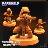 Dishonored Vixen Prosecutor Miniature | Prosecuter F - Tabletop RPG & D&D miniature. Perfect for wargaming & collectors