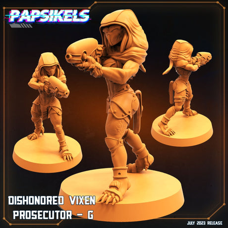 Dishonored Vixen Prosecutor Miniature | Prosecuter G - Tabletop RPG & D&D miniature. Perfect for wargaming & collectors