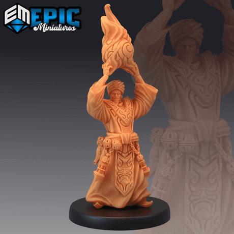 Djinni Creatures Miniature | B - Tabletop RPG & D&D miniature. Perfect for wargaming & collectors