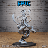 Djinni Female Miniature | A - Tabletop RPG & D&D miniature. Perfect for wargaming & collectors