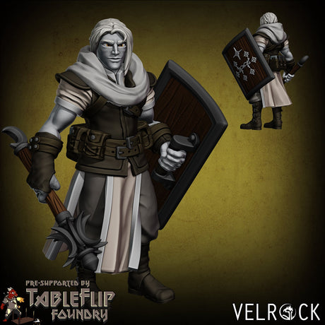Dnd Player character Miniature | E - Tabletop RPG & D&D miniature. Perfect for wargaming & collectors