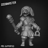Dog Folk Nightwatch Miniature | C - Tabletop RPG & D&D miniature. Perfect for wargaming & collectors