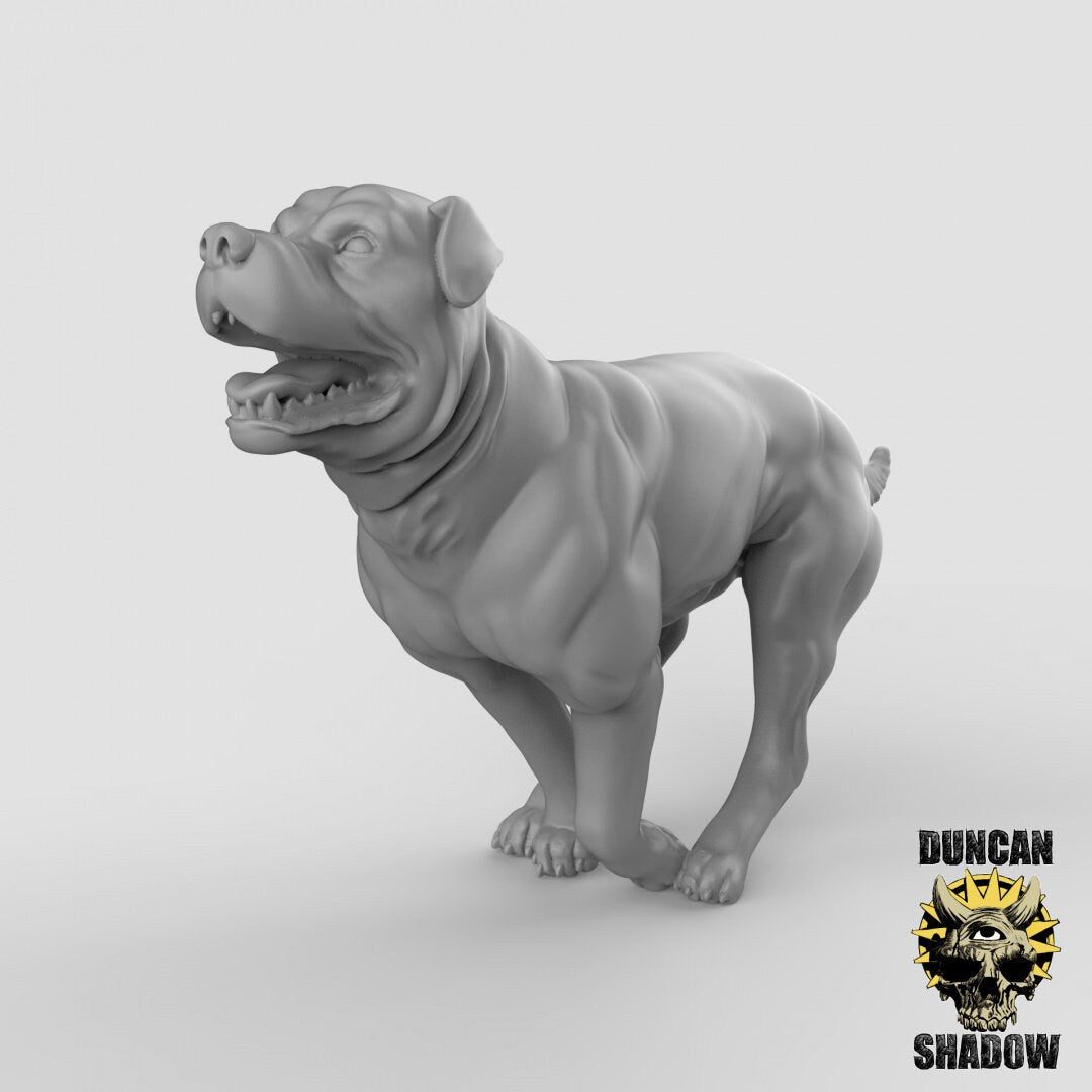 Dog Miniature - A - 32mm