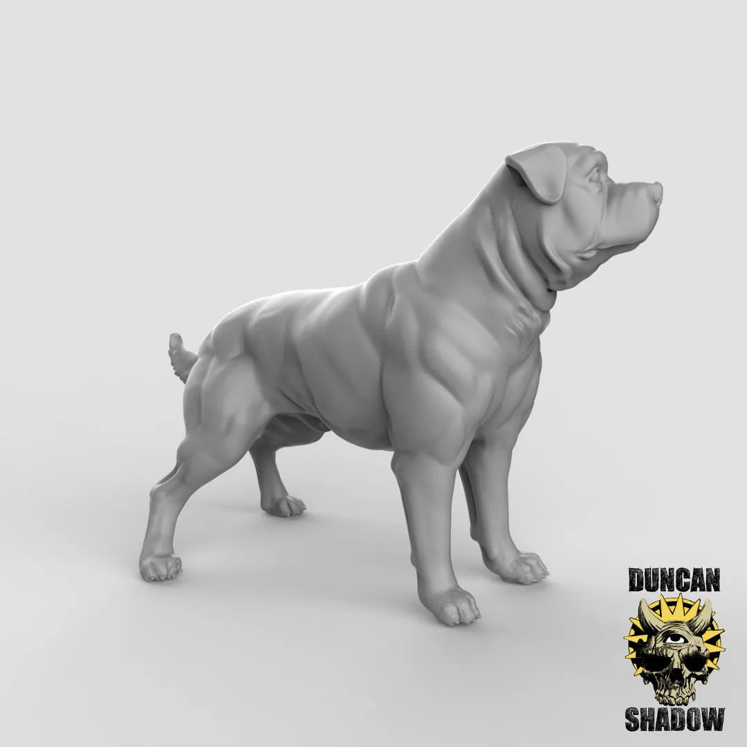 Dog Miniature - B - 32mm