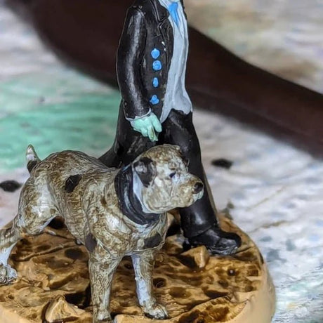 Dog Miniature | Set of 3 - Tabletop RPG & D&D miniature. Perfect for wargaming & collectors