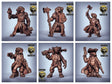 DogFolk bundle Miniature | Corgi Group - Tabletop RPG & D&D miniature. Perfect for wargaming & collectors
