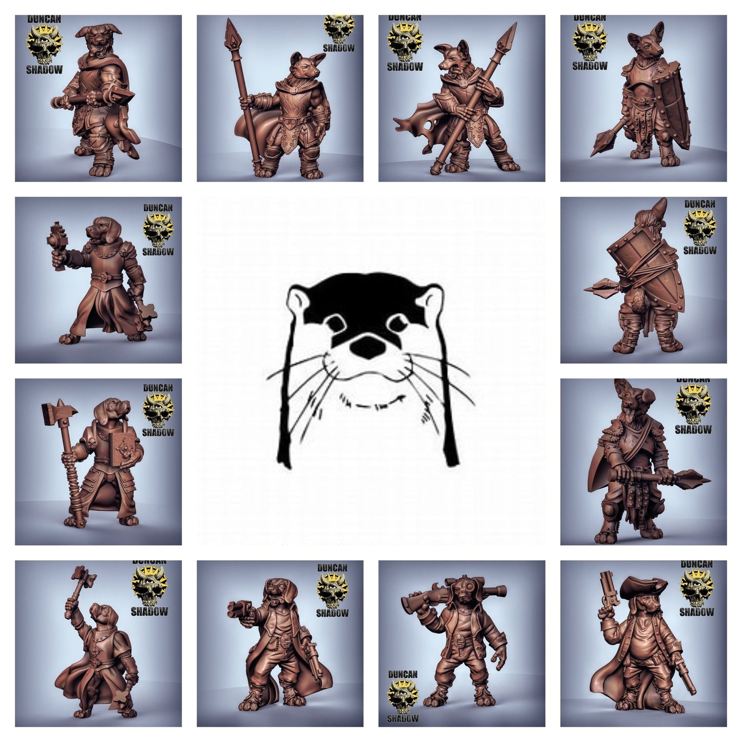 DogFolk bundle Miniature - whole group - 32mm
