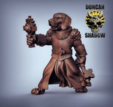 DogFolk Cleric Miniature | A - Tabletop RPG & D&D miniature. Perfect for wargaming & collectors