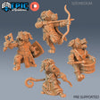 DogFolk Miniature | set of 4 - Tabletop RPG & D&D miniature. Perfect for wargaming & collectors