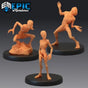 Doppelganger Fiend Miniature | Set of 3 - Tabletop RPG & D&D miniature. Perfect for wargaming & collectors
