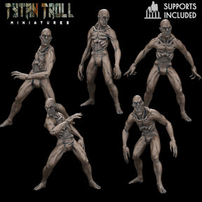 Doppelgangers Group Miniature | Set of 5 - Tabletop RPG & D&D miniature. Perfect for wargaming & collectors
