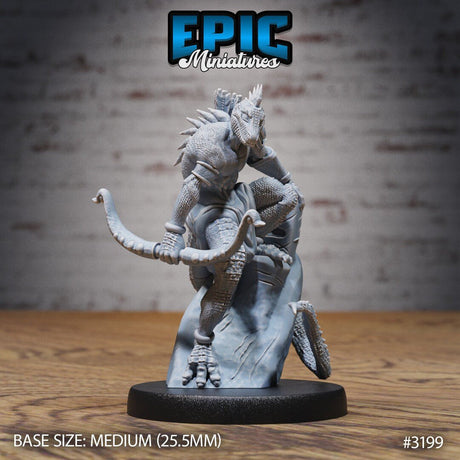 Dragonborn Assassin Miniature | B - Tabletop RPG & D&D miniature. Perfect for wargaming & collectors