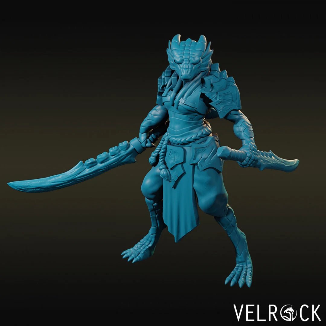 Dragonborn Miniature | F - Tabletop RPG & D&D miniature. Perfect for wargaming & collectors