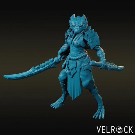 Dragonborn Miniature | F - Tabletop RPG & D&D miniature. Perfect for wargaming & collectors