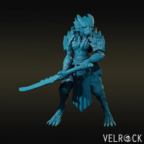 Dragonborn Miniature | C - Tabletop RPG & D&D miniature. Perfect for wargaming & collectors
