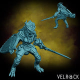 Dragonborn mounted riders Miniature | A - Tabletop RPG & D&D miniature. Perfect for wargaming & collectors