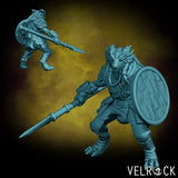 Dragonborn mounted riders Miniature | D - Tabletop RPG & D&D miniature. Perfect for wargaming & collectors