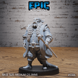 Dragonborn Noble Miniature | A - Tabletop RPG & D&D miniature. Perfect for wargaming & collectors