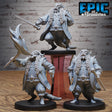 Dragonborn Noble Miniature | Set of 3 - Tabletop RPG & D&D miniature. Perfect for wargaming & collectors