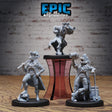 Dragonborn Pirate Miniature | Set of 3 - Tabletop RPG & D&D miniature. Perfect for wargaming & collectors