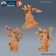 Dragonborn Priest Miniature | Set of 3 - Tabletop RPG & D&D miniature. Perfect for wargaming & collectors