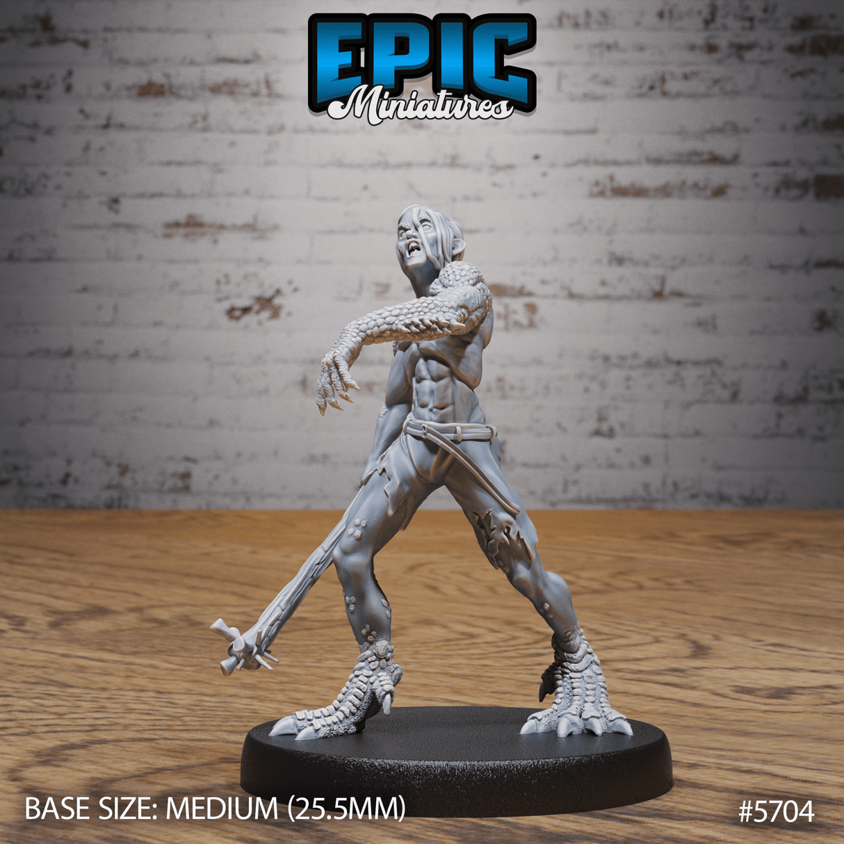 Dragonflesh Curse Miniature | A - Tabletop RPG & D&D miniature. Perfect for wargaming & collectors