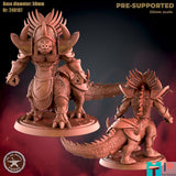 Dragonkin Warrior Miniature | B - Tabletop RPG & D&D miniature. Perfect for wargaming & collectors