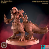 Dragonkin Warrior Miniature | D - Tabletop RPG & D&D miniature. Perfect for wargaming & collectors