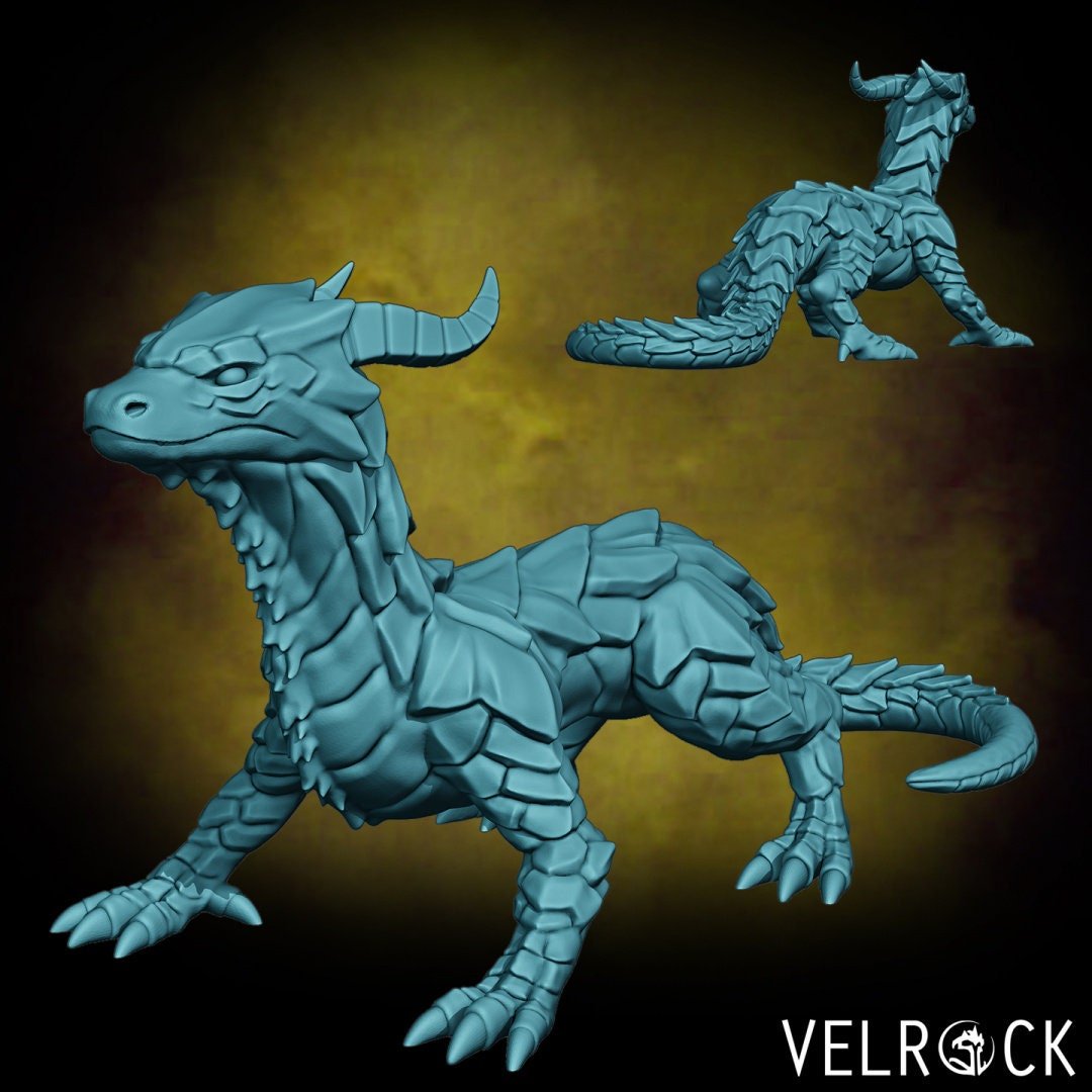 Drake Miniature | D - Tabletop RPG & D&D miniature. Perfect for wargaming & collectors