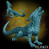 Drake Saddled Miniature | C - Tabletop RPG & D&D miniature. Perfect for wargaming & collectors