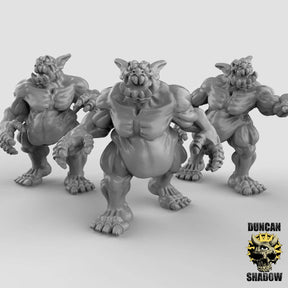 Dretch Miniature | Set of 3 - Tabletop RPG & D&D miniature. Perfect for wargaming & collectors