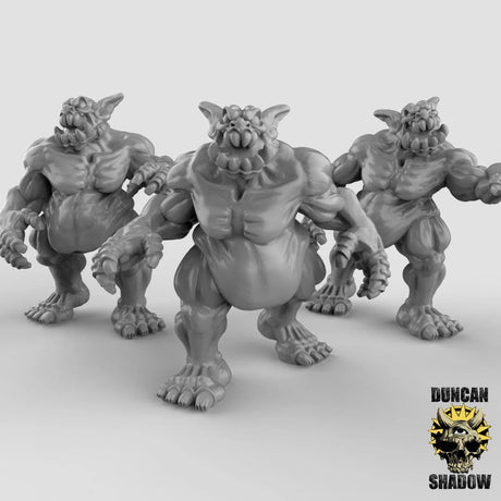 Dretch Miniature | Set of 3 - Tabletop RPG & D&D miniature. Perfect for wargaming & collectors