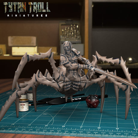 Drider Bundle Miniature | D - Tabletop RPG & D&D miniature. Perfect for wargaming & collectors