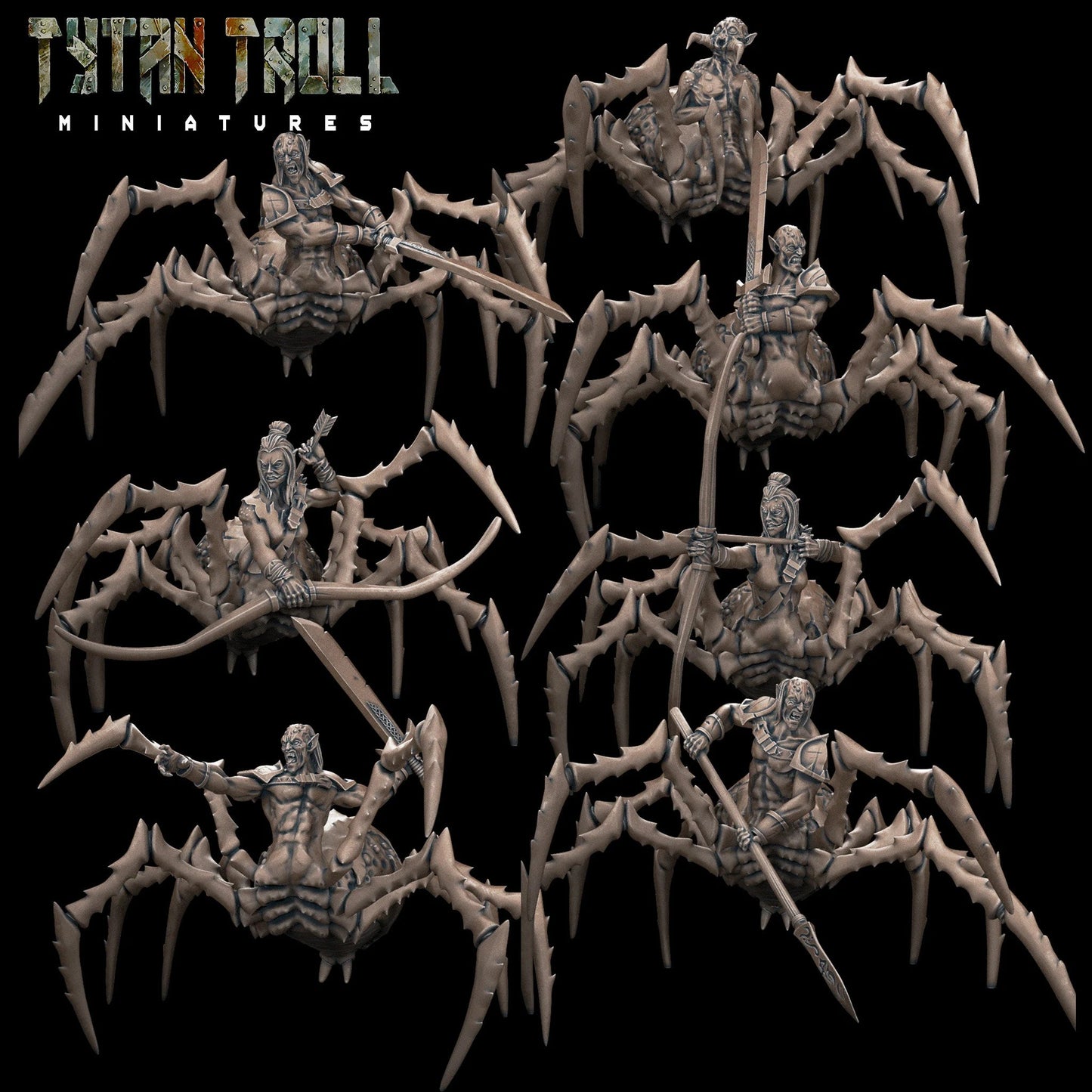 Drider Bundle Miniature - Set of 6 - 32mm