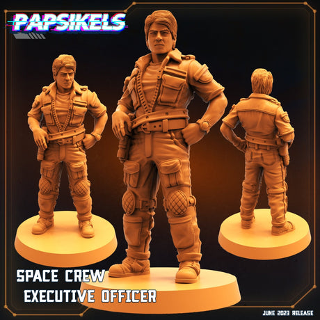 Dropship Crew Miniature | D - Tabletop RPG & D&D miniature. Perfect for wargaming & collectors